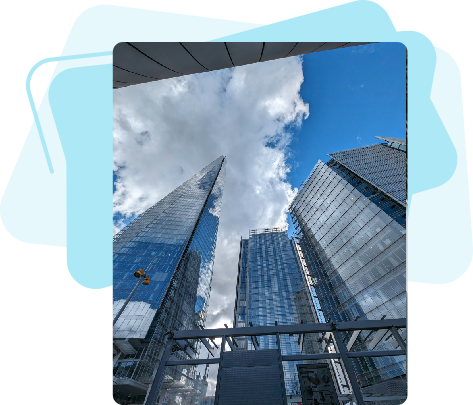 Skyscraper viewed from below