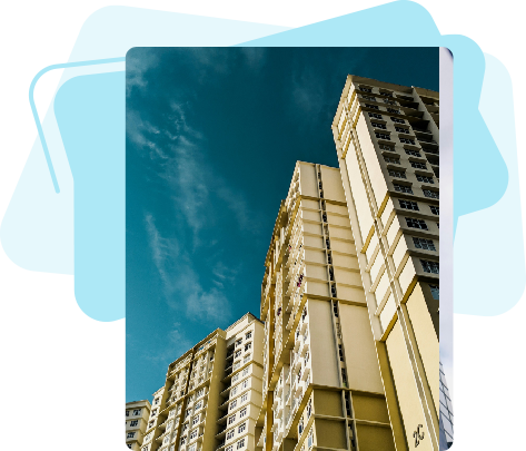 Skyscraper viewed from below